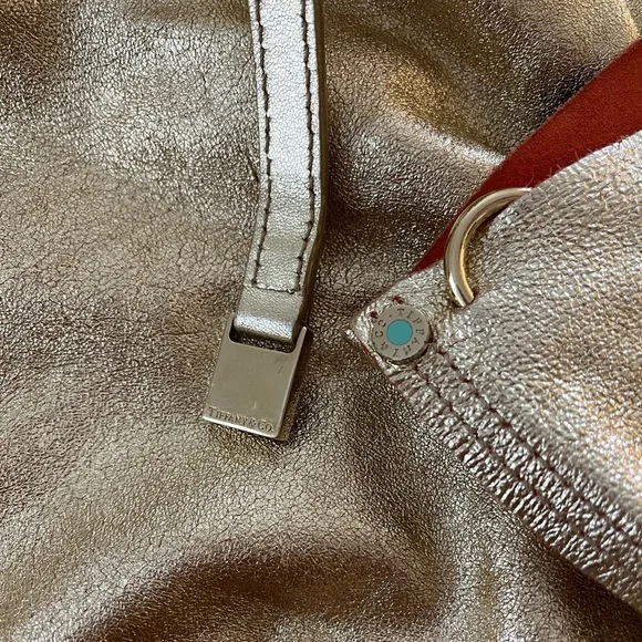 Tiffany & Co. Orange Suede Reversible Tote - Picture 16 of 16